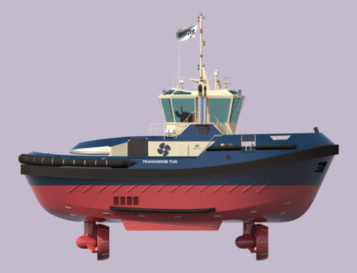 First of TRAnsverse series tugs launched at Sanmar Shipyards Tuzla